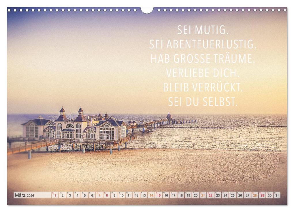 Weitere Ansicht: Träume - Motivationssprüche für Dich (Wandkalender 2026 DIN A3 quer), CALVENDO Monatskalender | Calvendo, Dirk Meutzner