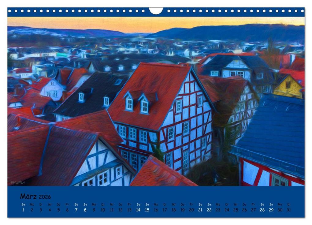 Weitere Ansicht: Malerisches Marburg (Wandkalender 2026 DIN A3 quer), CALVENDO Monatskalender | Calvendo, Frank Kremer