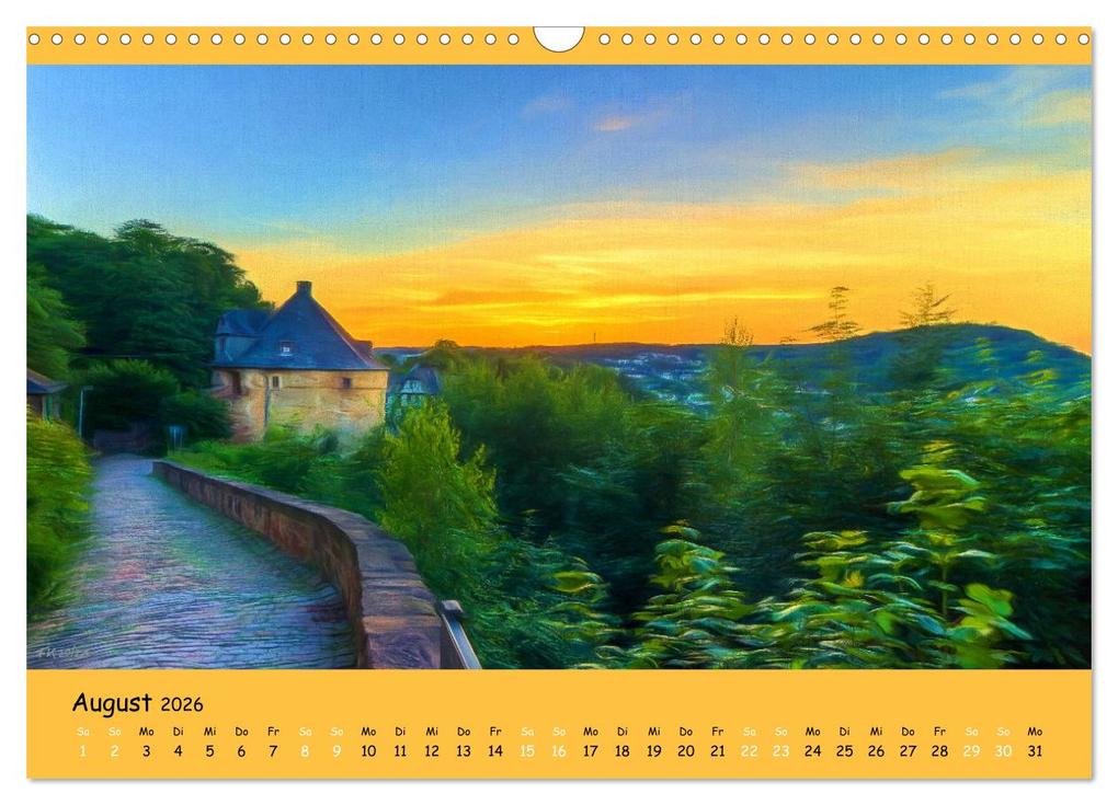 Weitere Ansicht: Malerisches Marburg (Wandkalender 2026 DIN A3 quer), CALVENDO Monatskalender | Calvendo, Frank Kremer