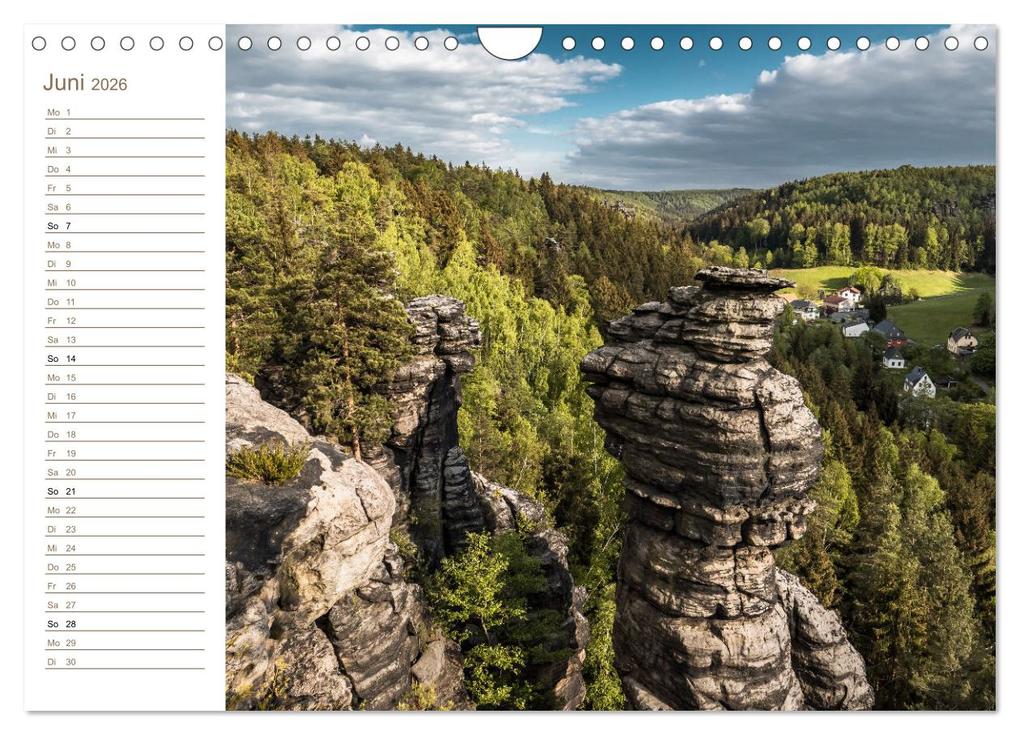 Weitere Ansicht: Sächsische Schweiz - Wenn das Gute liegt so nah (Wandkalender 2026 DIN A4 quer), CALVENDO Monatskalender | Calvendo, Kevin Walther