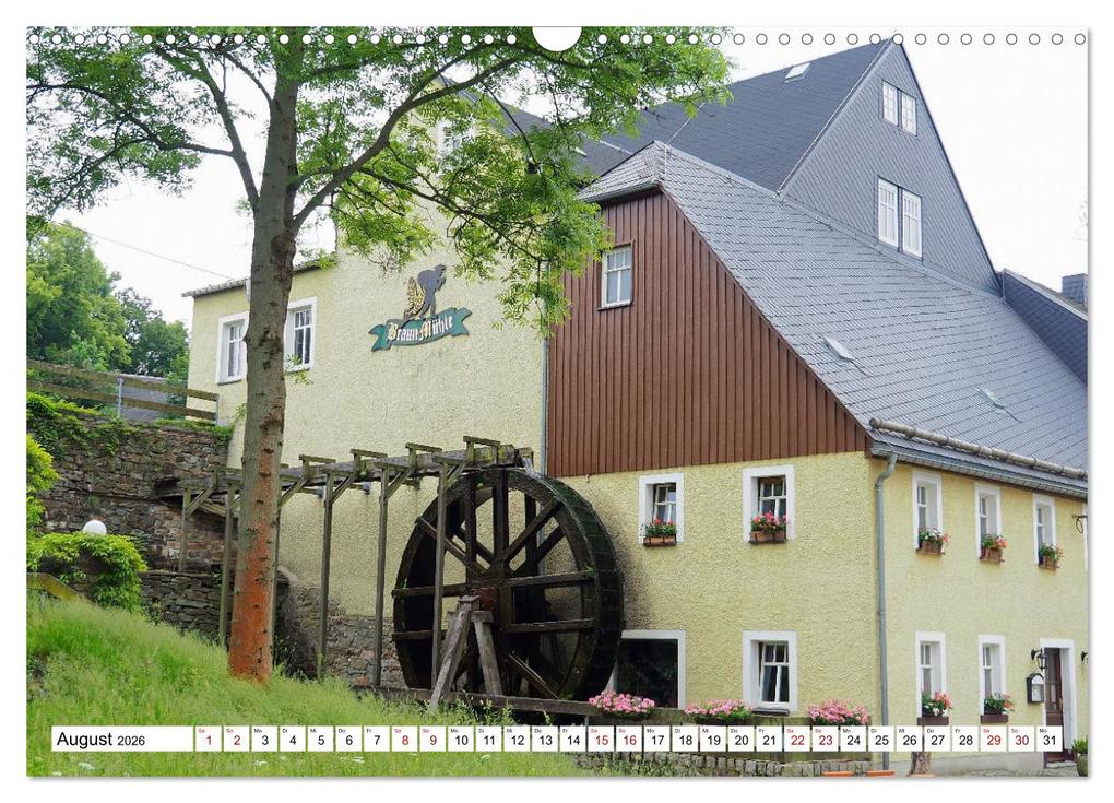 Weitere Ansicht: Wind- und Wassermühlen in Sachsen (Wandkalender 2026 DIN A3 quer), CALVENDO Monatskalender | Calvendo, Thilo Seidel