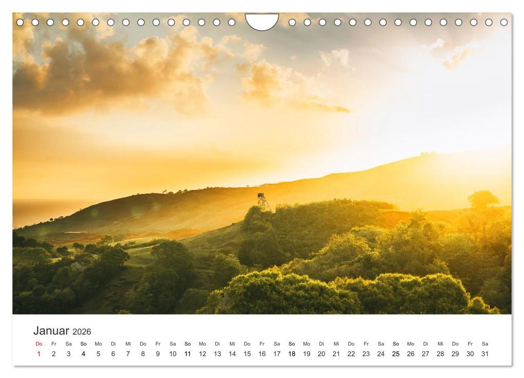 Weitere Ansicht: Traumhaftes Mauritius (Wandkalender 2026 DIN A4 quer), CALVENDO Monatskalender | Calvendo, Happy Monkey