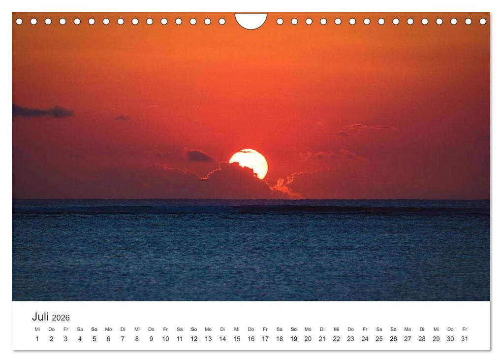 Weitere Ansicht: Traumhaftes Mauritius (Wandkalender 2026 DIN A4 quer), CALVENDO Monatskalender | Calvendo, Happy Monkey