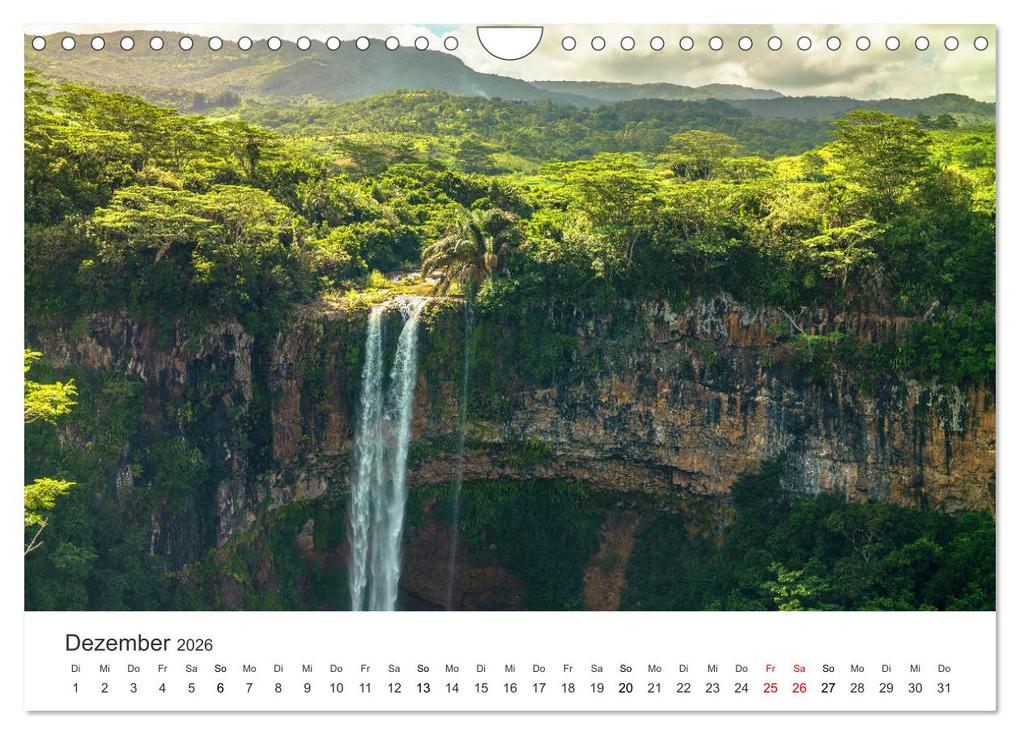 Weitere Ansicht: Traumhaftes Mauritius (Wandkalender 2026 DIN A4 quer), CALVENDO Monatskalender | Calvendo, Happy Monkey