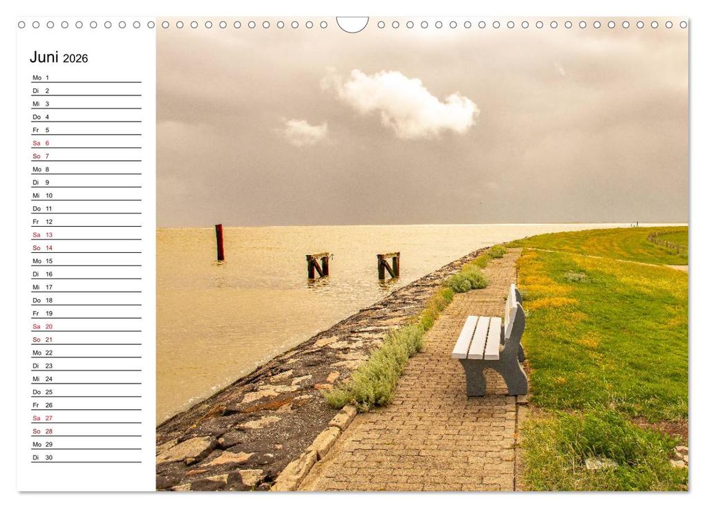 Weitere Ansicht: Hallig Hooge - Romantik Pur (Wandkalender 2026 DIN A3 quer), CALVENDO Monatskalender | Nina Schwarze, Calvendo