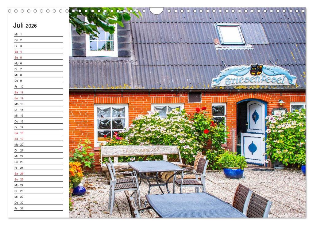 Weitere Ansicht: Hallig Hooge - Romantik Pur (Wandkalender 2026 DIN A3 quer), CALVENDO Monatskalender | Nina Schwarze, Calvendo