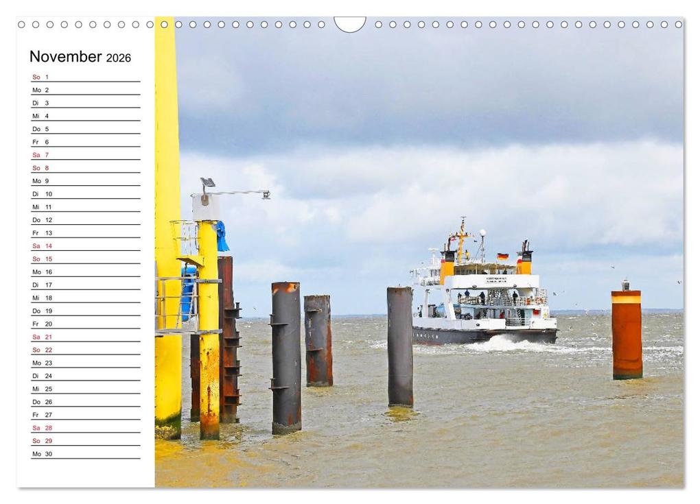 Weitere Ansicht: Hallig Hooge - Romantik Pur (Wandkalender 2026 DIN A3 quer), CALVENDO Monatskalender | Nina Schwarze, Calvendo