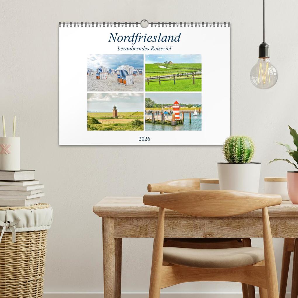 Weitere Ansicht: Nordfriesland - bezauberndes Reiseziel (Wandkalender 2026 DIN A3 quer), CALVENDO Monatskalender | Nina Schwarze, Calvendo