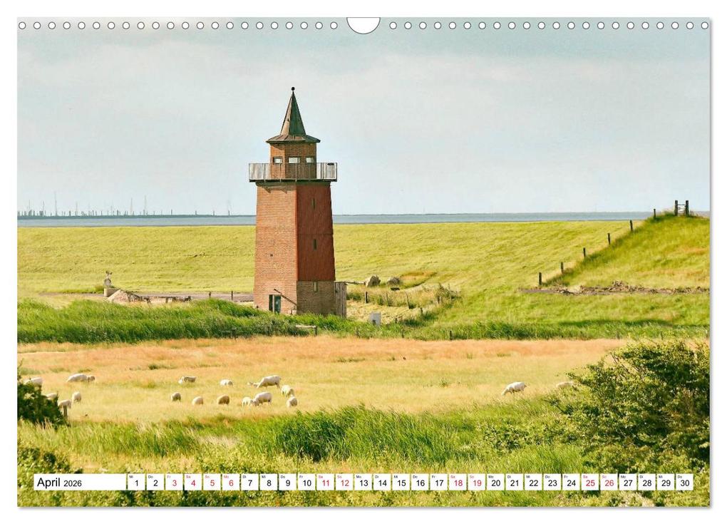 Weitere Ansicht: Nordfriesland - bezauberndes Reiseziel (Wandkalender 2026 DIN A3 quer), CALVENDO Monatskalender | Nina Schwarze, Calvendo
