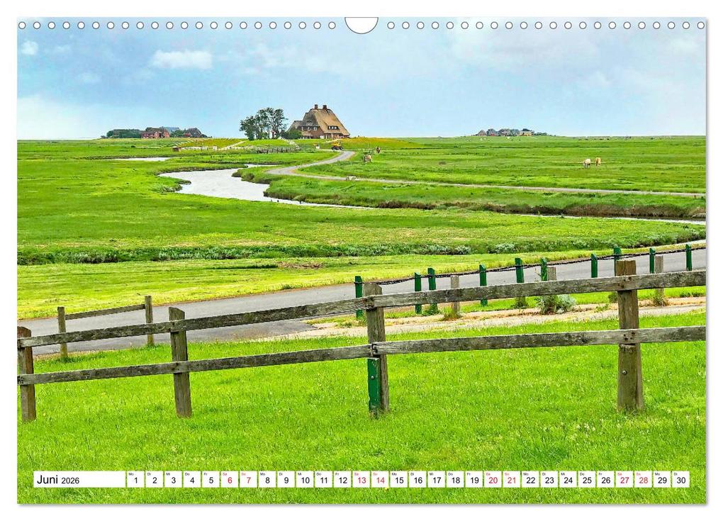 Weitere Ansicht: Nordfriesland - bezauberndes Reiseziel (Wandkalender 2026 DIN A3 quer), CALVENDO Monatskalender | Nina Schwarze, Calvendo