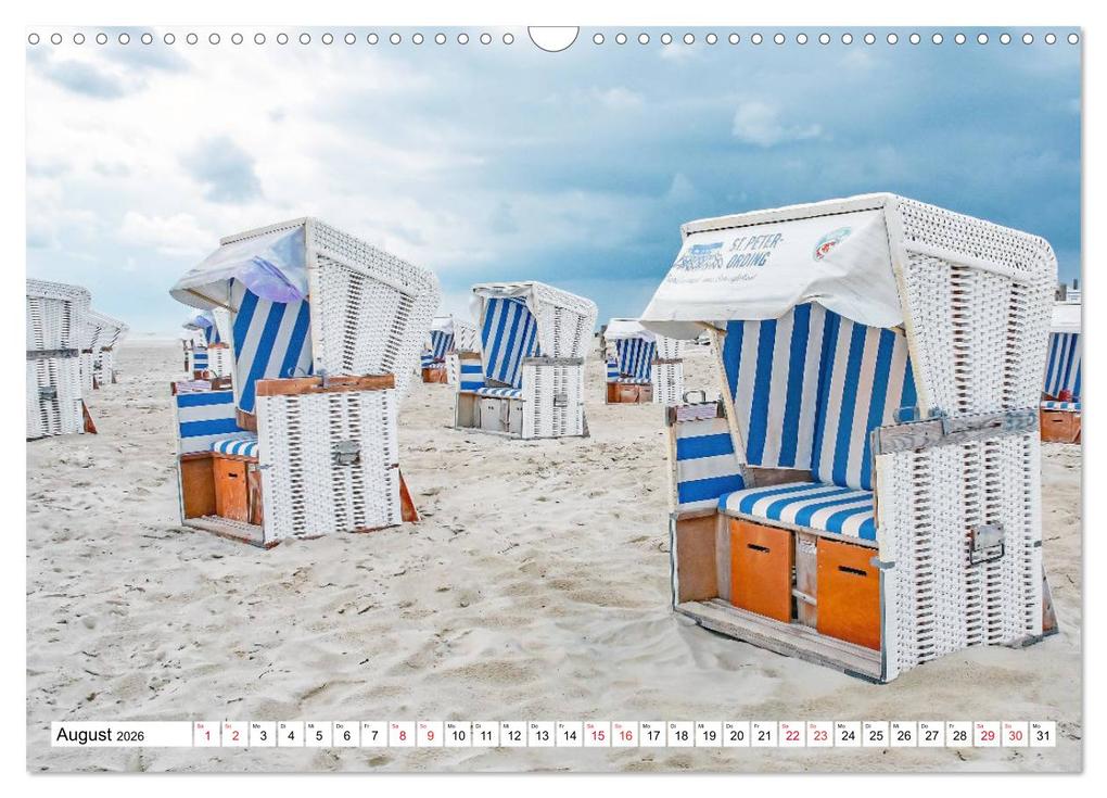 Weitere Ansicht: Nordfriesland - bezauberndes Reiseziel (Wandkalender 2026 DIN A3 quer), CALVENDO Monatskalender | Nina Schwarze, Calvendo