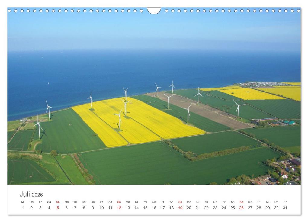 Weitere Ansicht: Fehmarn aus der Luft (Wandkalender 2026 DIN A3 quer), CALVENDO Monatskalender | Holger Ströder, Calvendo