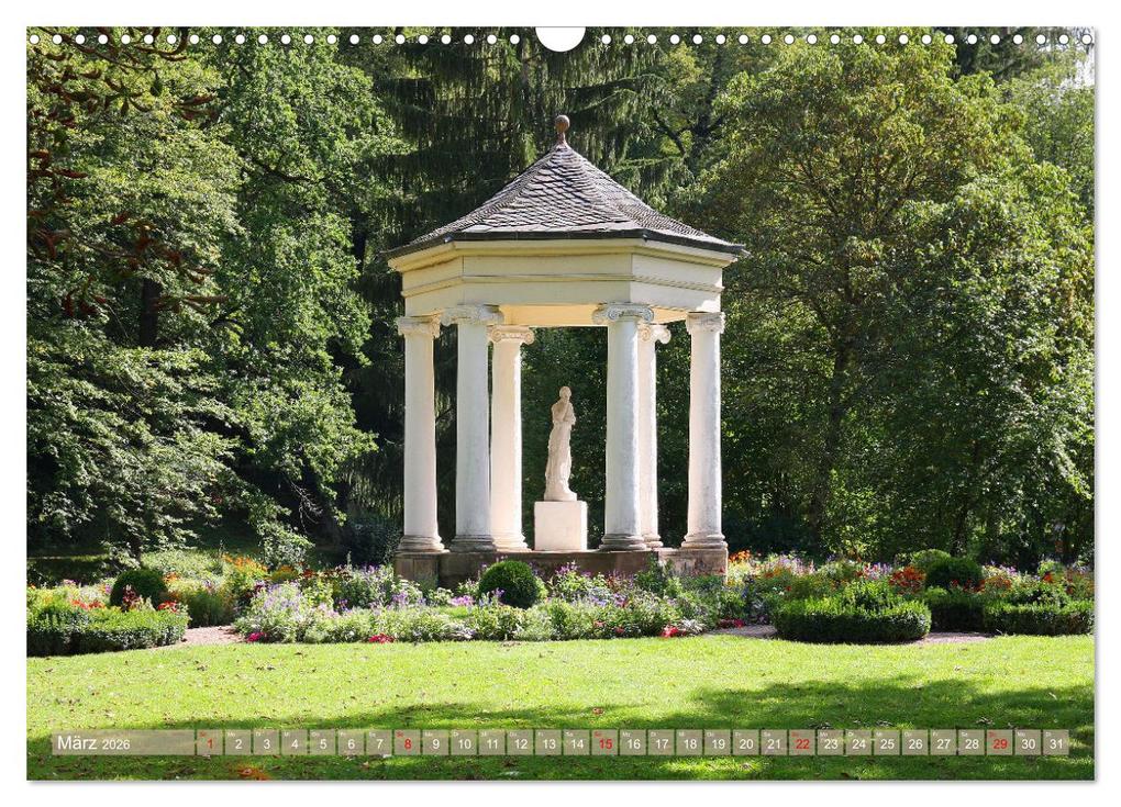 Weitere Ansicht: Schlösser und Gärten in Thüringen (Wandkalender 2026 DIN A3 quer), CALVENDO Monatskalender | Gisela Kruse, Calvendo