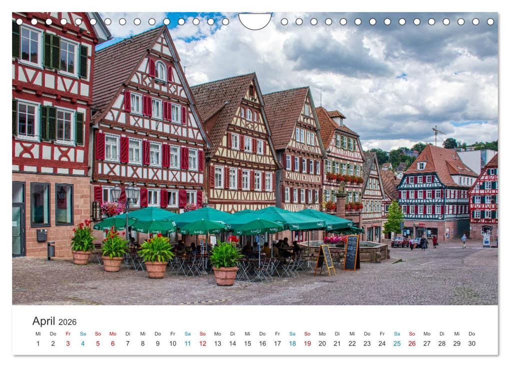Weitere Ansicht: Calw - Die Hermann-Hesse-Stadt (Wandkalender 2026 DIN A4 quer), CALVENDO Monatskalender | Thomas Bartruff, Calvendo