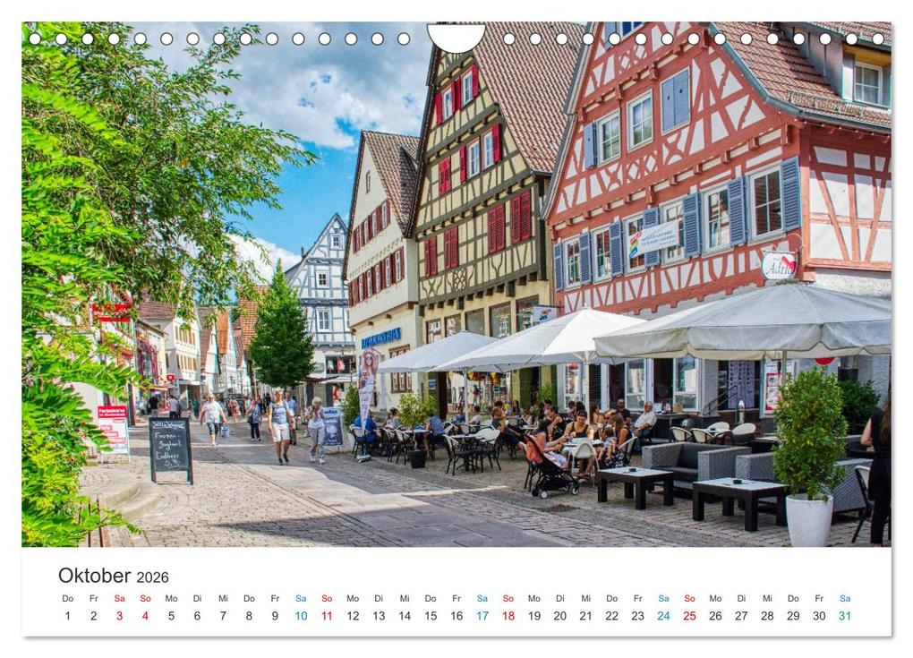 Weitere Ansicht: Calw - Die Hermann-Hesse-Stadt (Wandkalender 2026 DIN A4 quer), CALVENDO Monatskalender | Thomas Bartruff, Calvendo