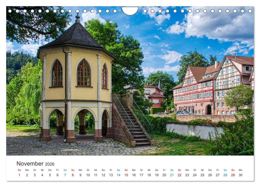 Weitere Ansicht: Calw - Die Hermann-Hesse-Stadt (Wandkalender 2026 DIN A4 quer), CALVENDO Monatskalender | Thomas Bartruff, Calvendo