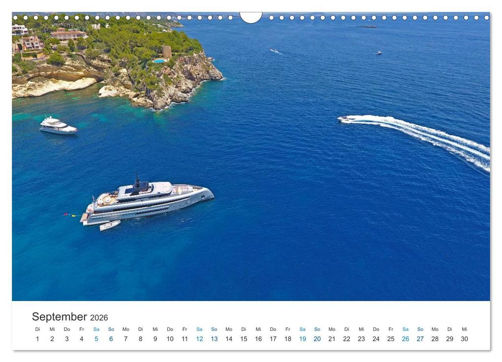 Weitere Ansicht: Segelboote und Yachten - Lebensart am Mittelmeer (Wandkalender 2026 DIN A3 quer), CALVENDO Monatskalender | Sailing Moments, Calvendo