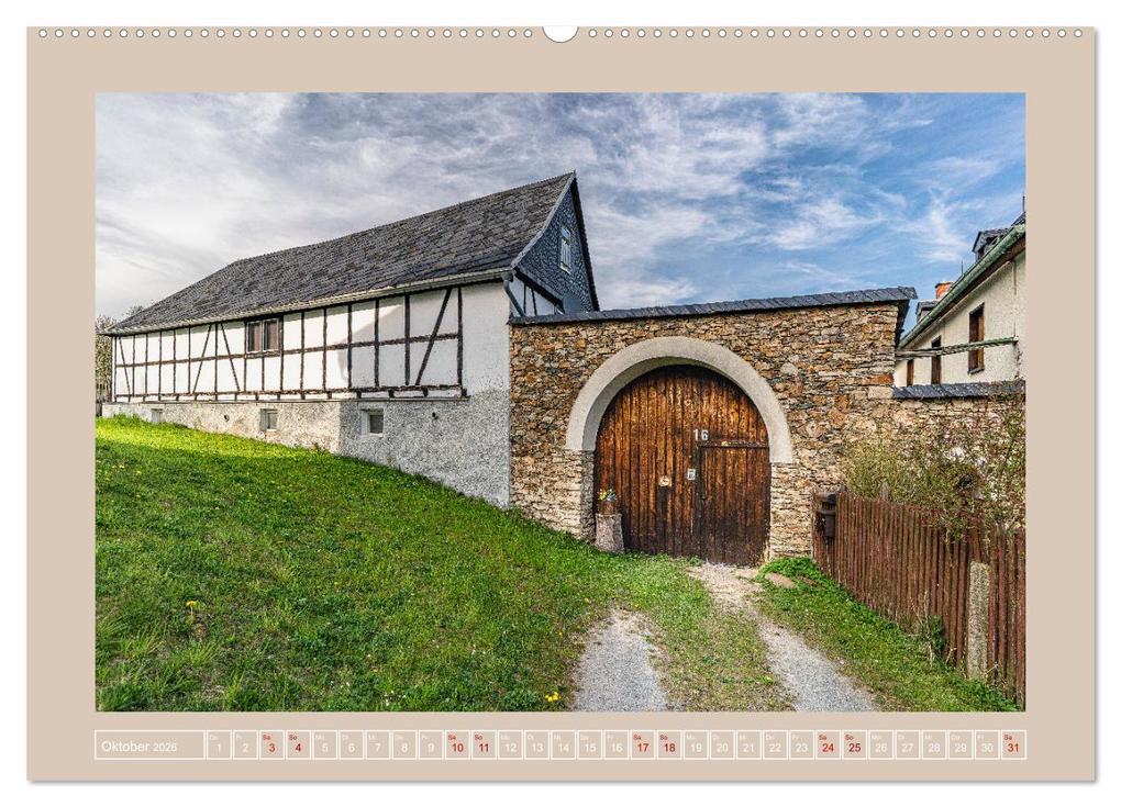 Weitere Ansicht: Vogtland - 900 Jahre Plauen (hochwertiger Premium Wandkalender 2026 DIN A2 quer), Kunstdruck in Hochglanz | Ulrich Männel, Calvendo