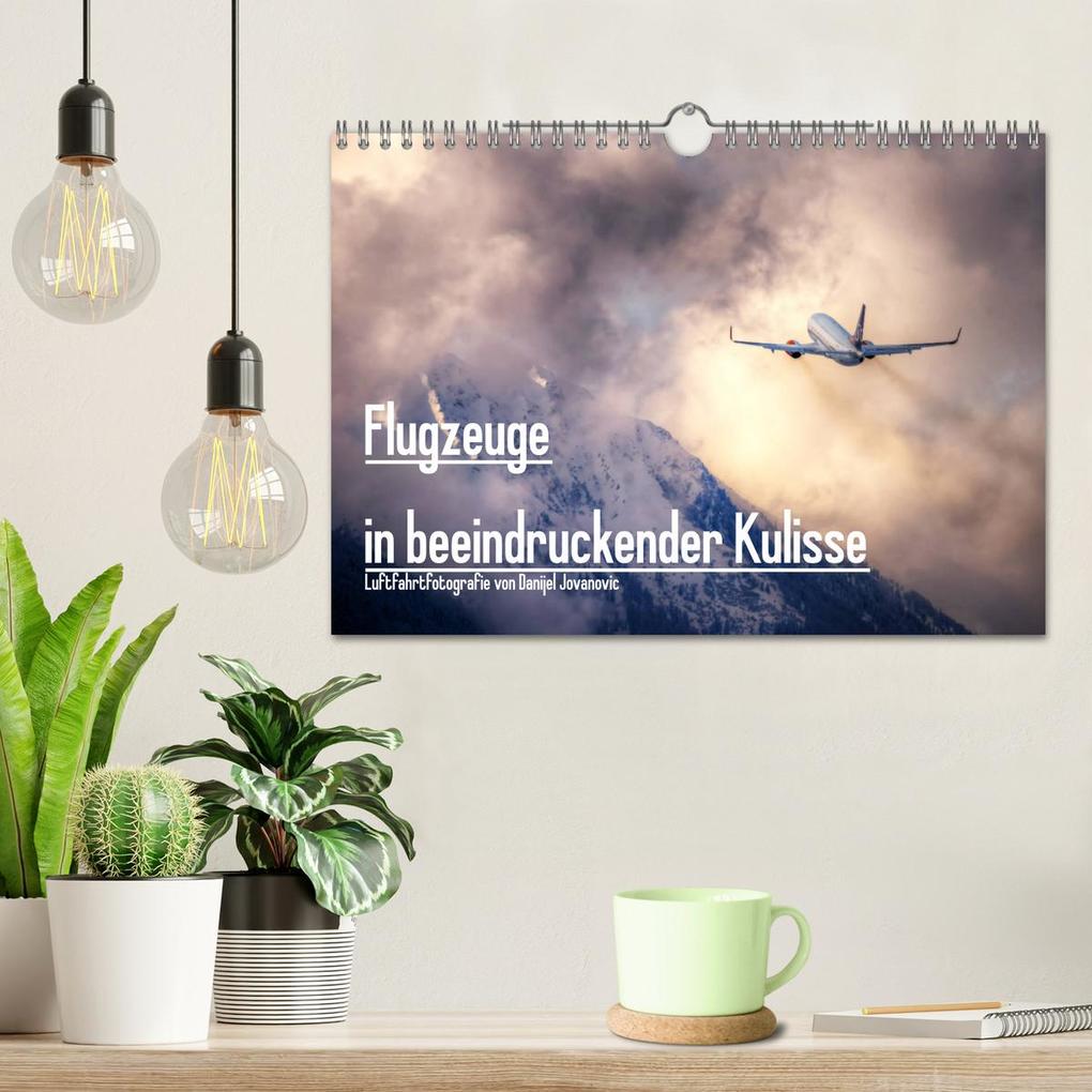 Weitere Ansicht: Flugzeuge in beeindruckender Kulisse (Wandkalender 2026 DIN A4 quer), CALVENDO Monatskalender | Danijel Jovanovic, Calvendo