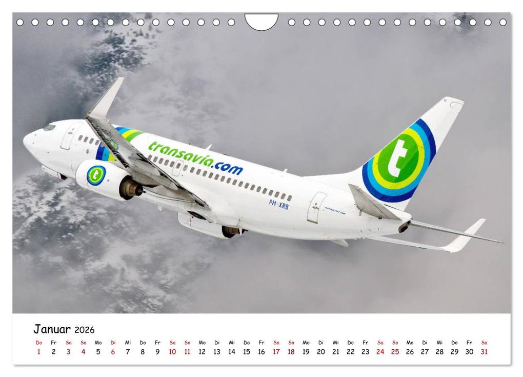 Weitere Ansicht: Flugzeuge in beeindruckender Kulisse (Wandkalender 2026 DIN A4 quer), CALVENDO Monatskalender | Danijel Jovanovic, Calvendo