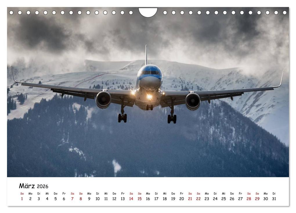 Weitere Ansicht: Flugzeuge in beeindruckender Kulisse (Wandkalender 2026 DIN A4 quer), CALVENDO Monatskalender | Danijel Jovanovic, Calvendo