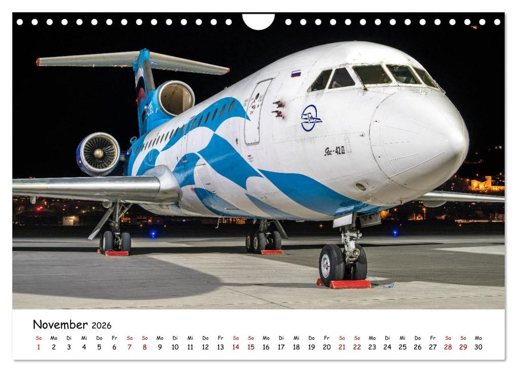 Weitere Ansicht: Flugzeuge in beeindruckender Kulisse (Wandkalender 2026 DIN A4 quer), CALVENDO Monatskalender | Danijel Jovanovic, Calvendo