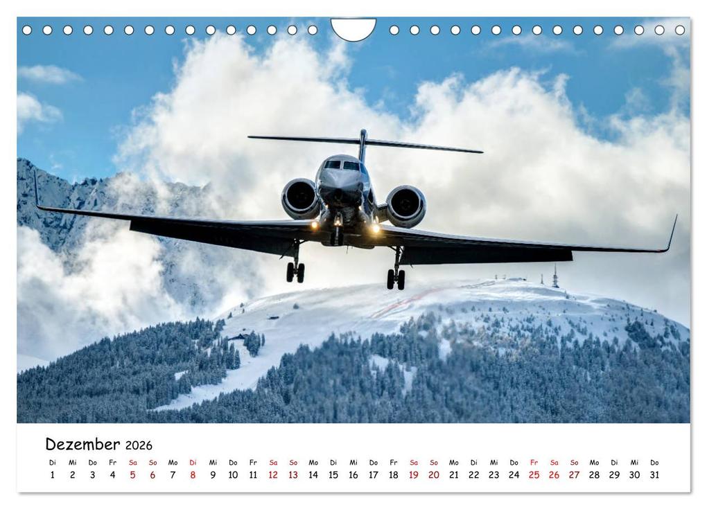 Weitere Ansicht: Flugzeuge in beeindruckender Kulisse (Wandkalender 2026 DIN A4 quer), CALVENDO Monatskalender | Danijel Jovanovic, Calvendo