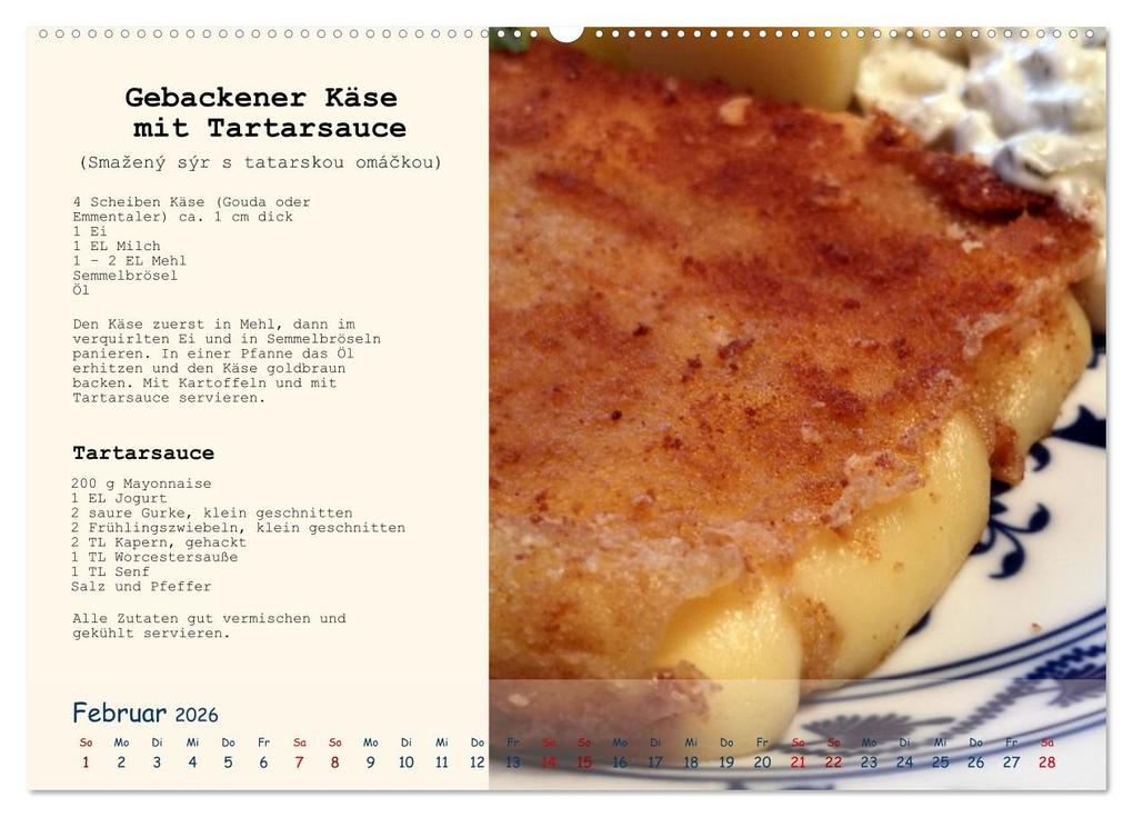 Weitere Ansicht: Böhmen - Rezepte und Klassiker aus meiner Kindheit (Wandkalender 2026 DIN A2 quer), CALVENDO Monatskalender | Dana Havlikova, Calvendo