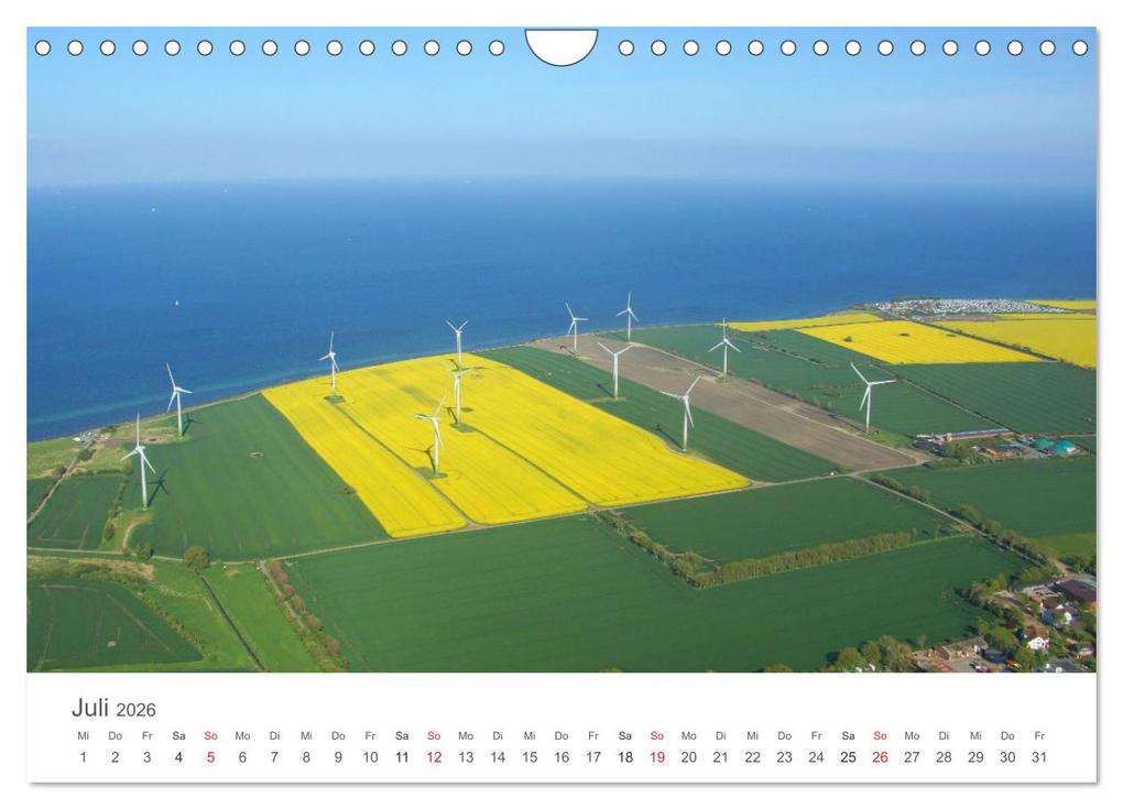 Weitere Ansicht: Fehmarn aus der Luft (Wandkalender 2026 DIN A4 quer), CALVENDO Monatskalender | Holger Ströder, Calvendo