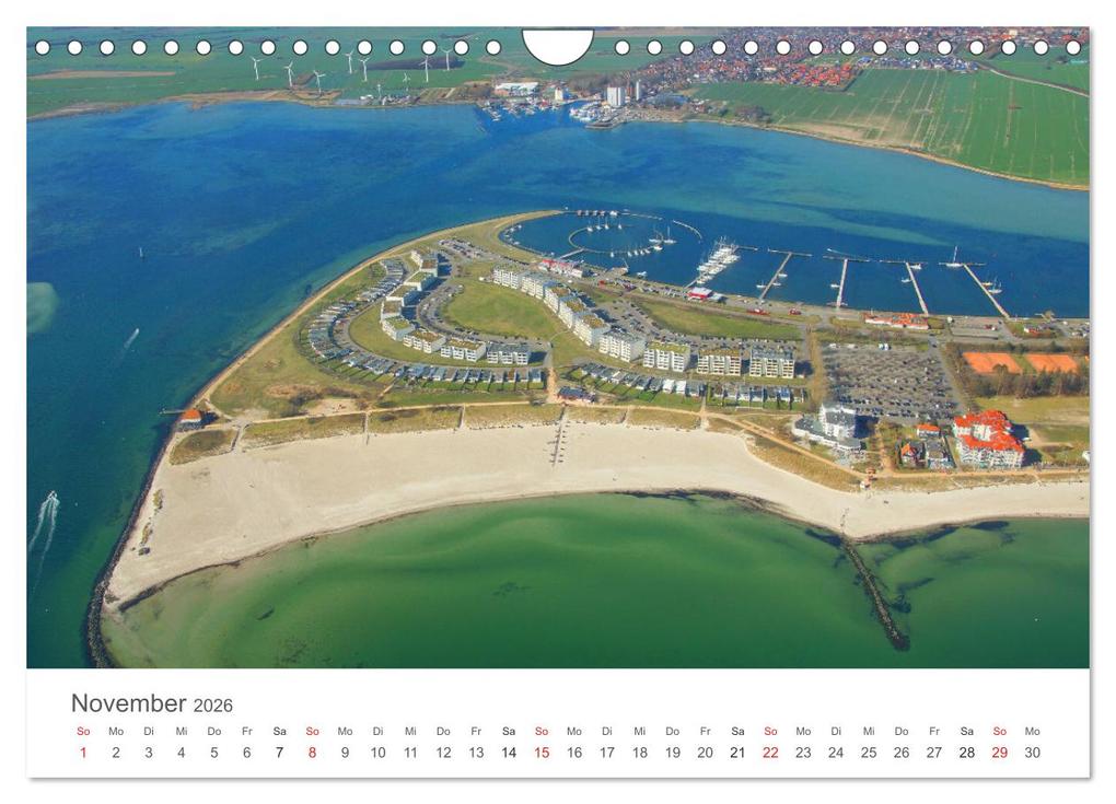 Weitere Ansicht: Fehmarn aus der Luft (Wandkalender 2026 DIN A4 quer), CALVENDO Monatskalender | Holger Ströder, Calvendo