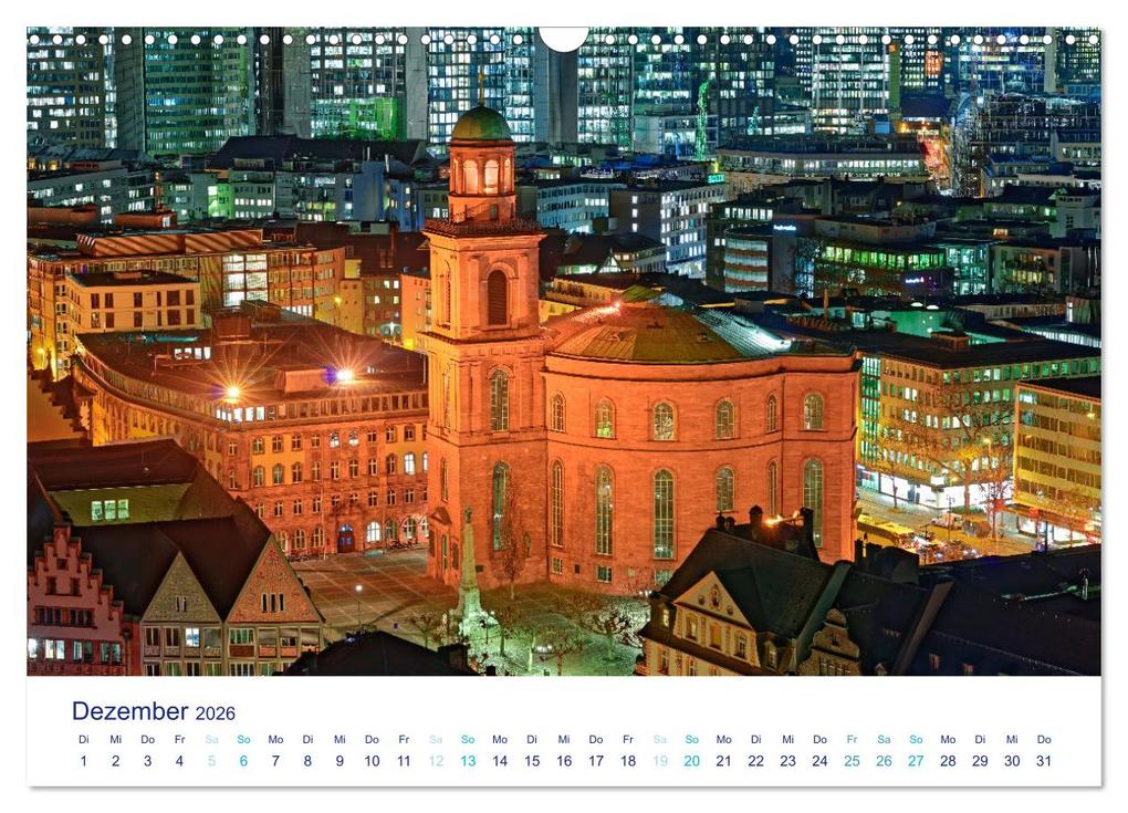 Weitere Ansicht: Fantastisches Frankfurt (Wandkalender 2026 DIN A3 quer), CALVENDO Monatskalender | Hans Rodewald CreativK.de, Calvendo