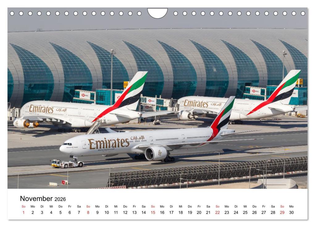 Weitere Ansicht: Flugzeugkalender - die besten Flugzeugbilder aus aller Welt (Wandkalender 2026 DIN A4 quer), CALVENDO Monatskalender | Markus Mainka, Calvendo