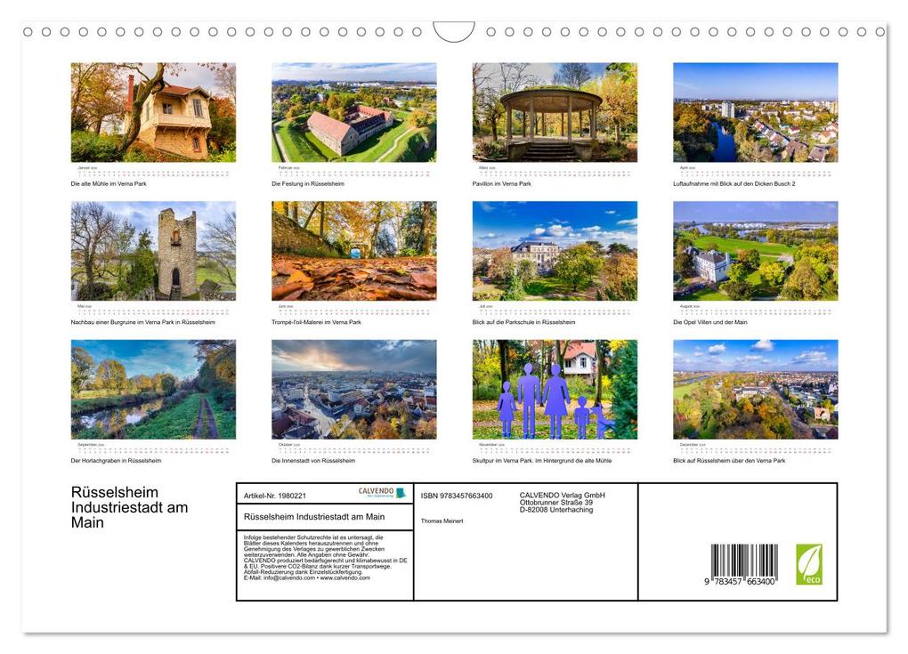 Weitere Ansicht: Rüsselsheim Industriestadt am Main (Wandkalender 2026 DIN A3 quer), CALVENDO Monatskalender | Thomas Meinert, Calvendo