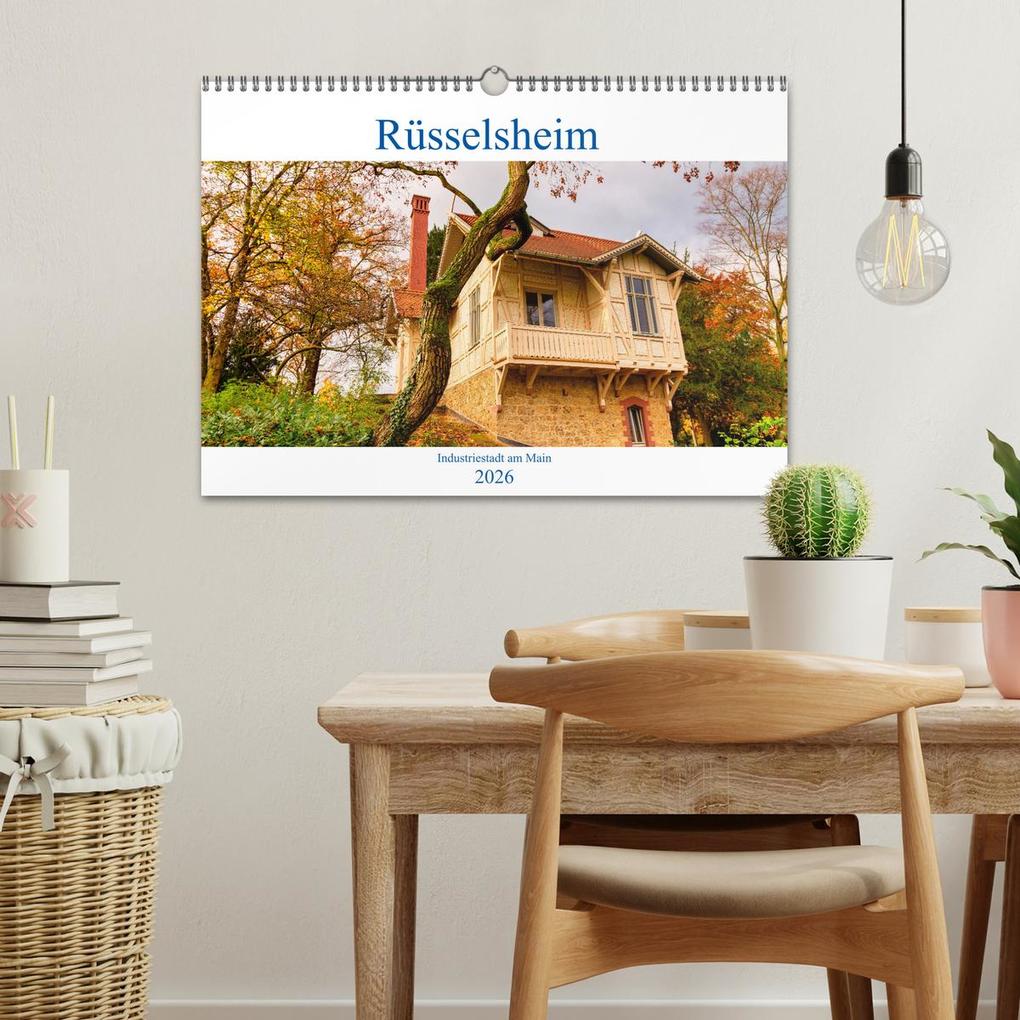 Weitere Ansicht: Rüsselsheim Industriestadt am Main (Wandkalender 2026 DIN A3 quer), CALVENDO Monatskalender | Thomas Meinert, Calvendo