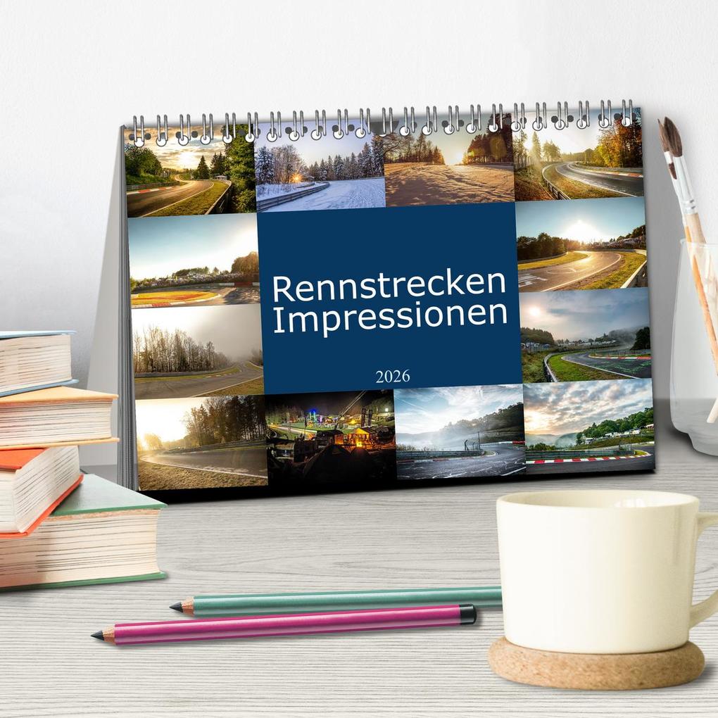 Weitere Ansicht: Rennstrecken Impressionen (Tischkalender 2026 DIN A5 quer), CALVENDO Monatskalender | Patrick Liepertz, Calvendo