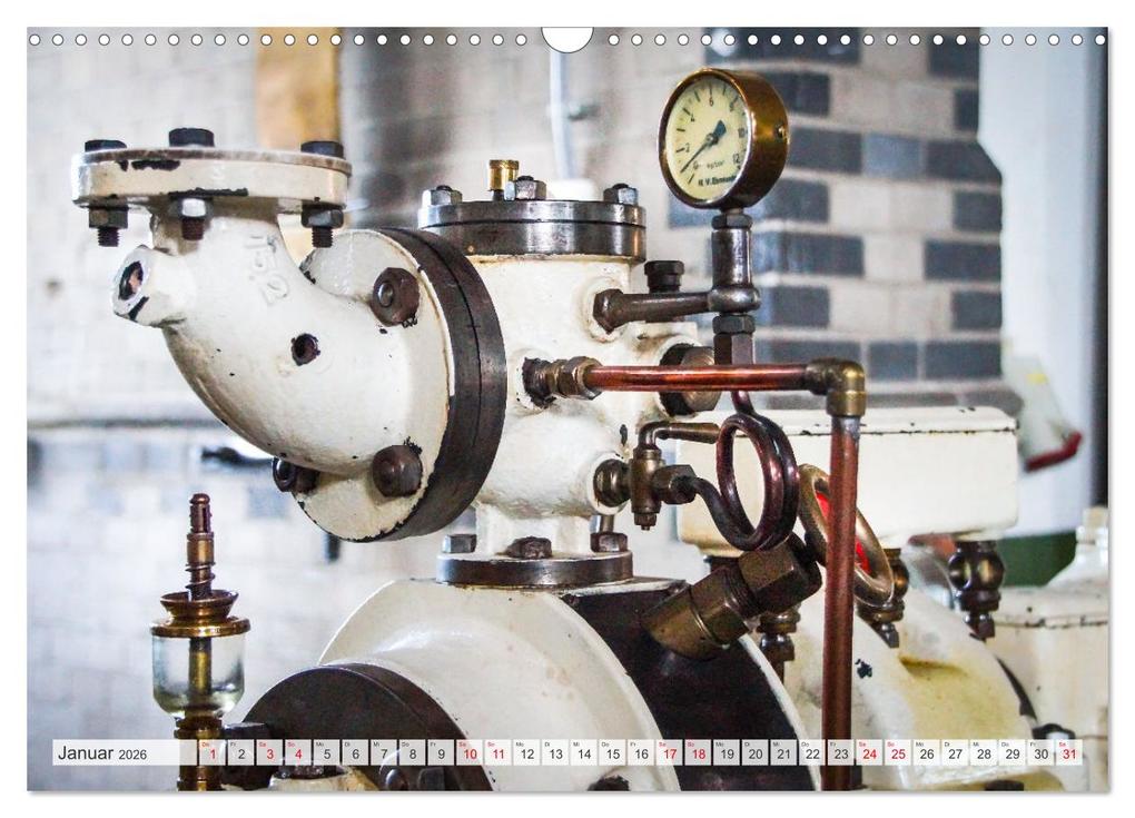 Weitere Ansicht: Dampfmaschinen - Technik (Wandkalender 2026 DIN A3 quer), CALVENDO Monatskalender | Daniela Tchinitchian, Calvendo