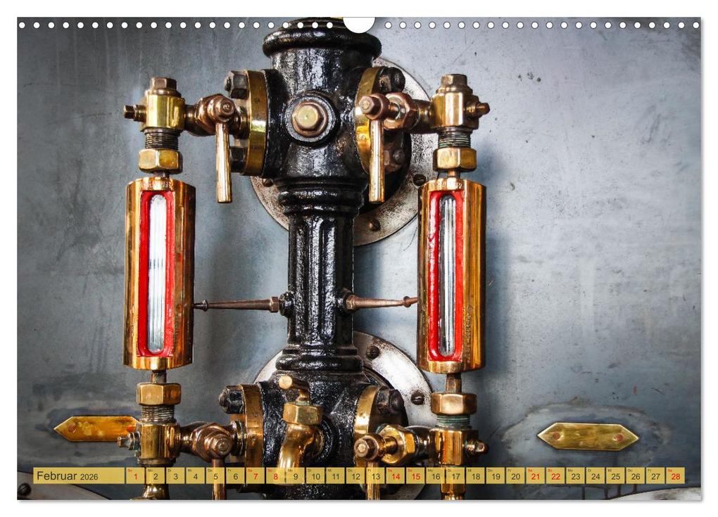 Weitere Ansicht: Dampfmaschinen - Technik (Wandkalender 2026 DIN A3 quer), CALVENDO Monatskalender | Daniela Tchinitchian, Calvendo