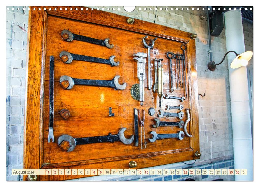 Weitere Ansicht: Dampfmaschinen - Technik (Wandkalender 2026 DIN A3 quer), CALVENDO Monatskalender | Daniela Tchinitchian, Calvendo