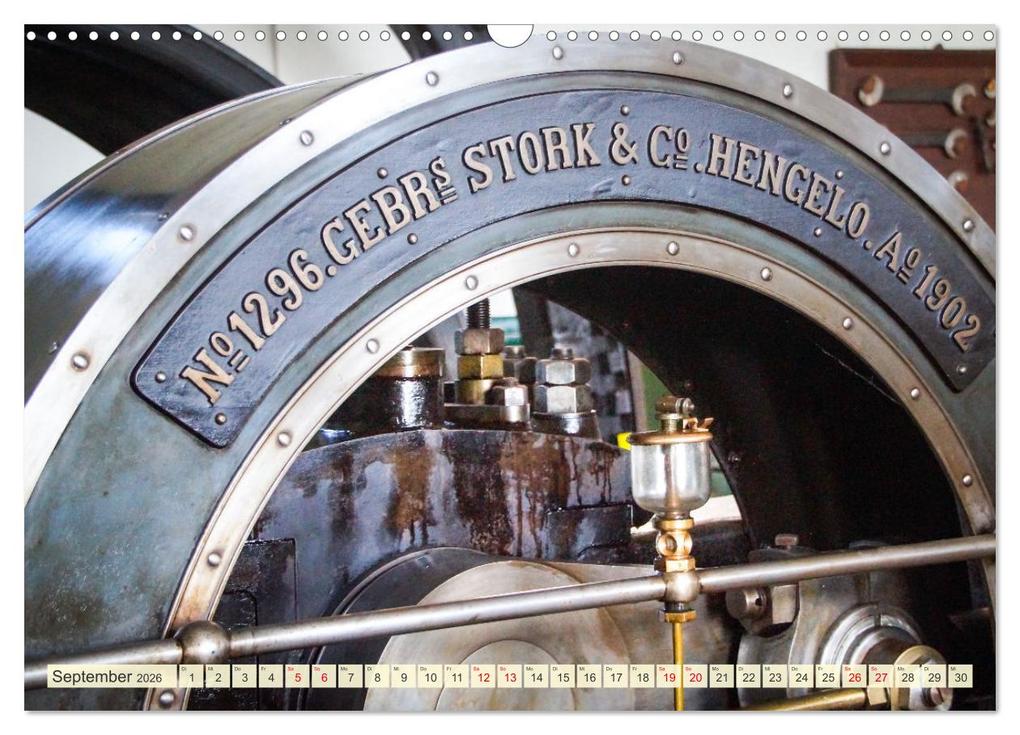 Weitere Ansicht: Dampfmaschinen - Technik (Wandkalender 2026 DIN A3 quer), CALVENDO Monatskalender | Daniela Tchinitchian, Calvendo