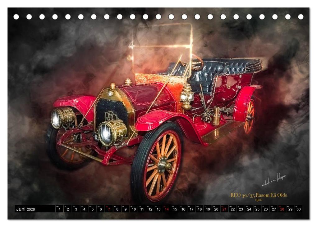 Weitere Ansicht: TIMETRAVEL (Tischkalender 2026 DIN A5 quer), CALVENDO Monatskalender | Michael O.A. Klapper, Calvendo