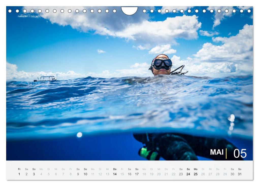 Weitere Ansicht: Einfach Tauchen - Wunderbare Tauchplätze und Korallenriffe (Wandkalender 2026 DIN A4 quer), CALVENDO Monatskalender | Christian Hubo feel4nature, Calvendo