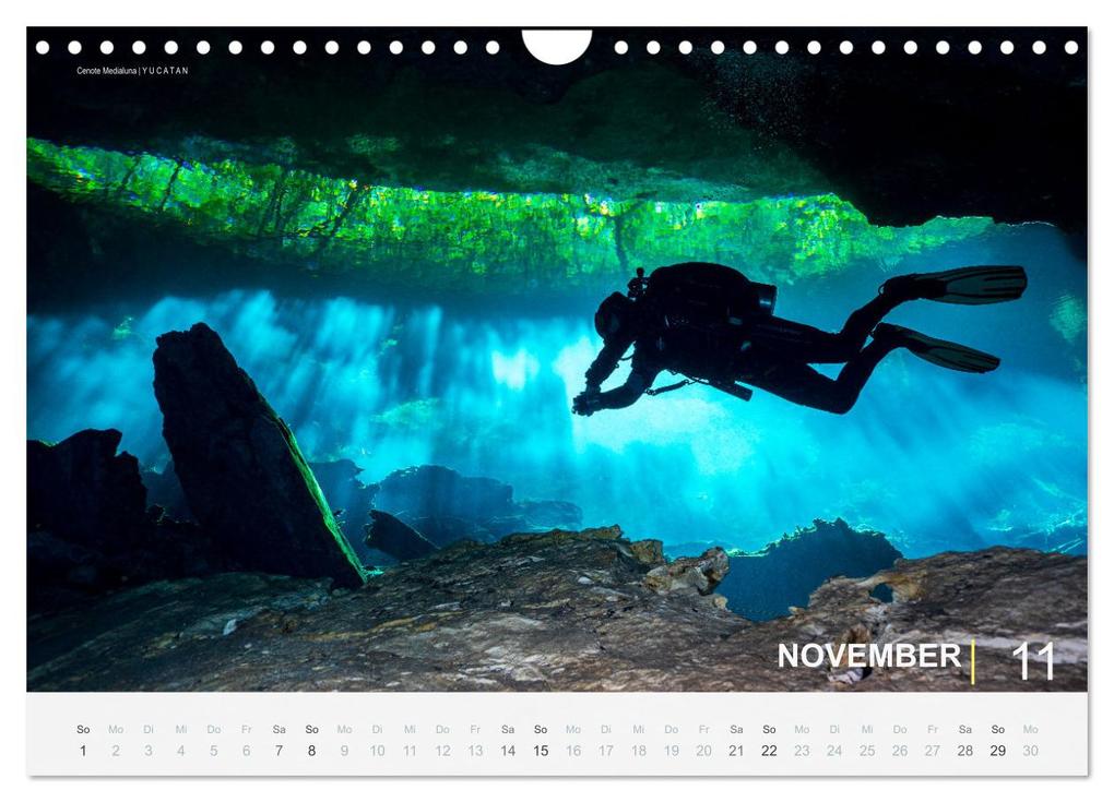 Weitere Ansicht: Einfach Tauchen - Wunderbare Tauchplätze und Korallenriffe (Wandkalender 2026 DIN A4 quer), CALVENDO Monatskalender | Christian Hubo feel4nature, Calvendo