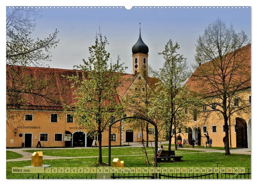 Weitere Ansicht: Komm mit Ausflugsziele rund um Augsburg (Wandkalender 2026 DIN A2 quer), CALVENDO Monatskalender | Monika Lutzenberger, Calvendo