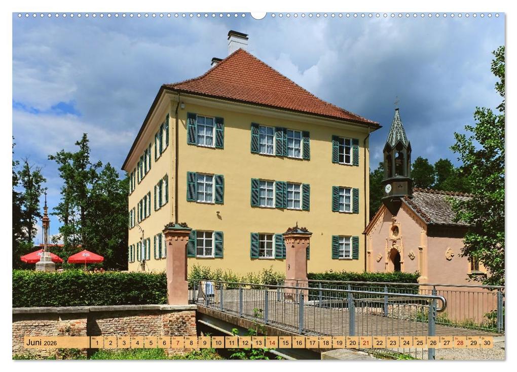 Weitere Ansicht: Komm mit Ausflugsziele rund um Augsburg (Wandkalender 2026 DIN A2 quer), CALVENDO Monatskalender | Monika Lutzenberger, Calvendo