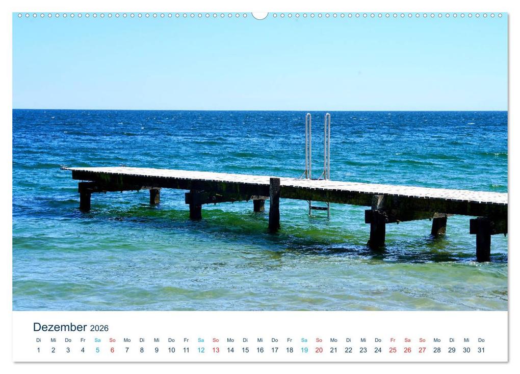 Weitere Ansicht: Der Fehmarn-Steg (hochwertiger Premium Wandkalender 2026 DIN A2 quer), Kunstdruck in Hochglanz | Mirko Kaminski, Calvendo