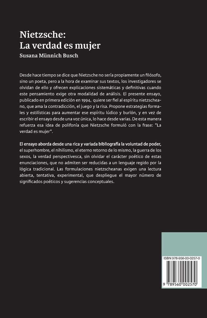 Weitere Ansicht: Nietzsche | Susana M Nnich