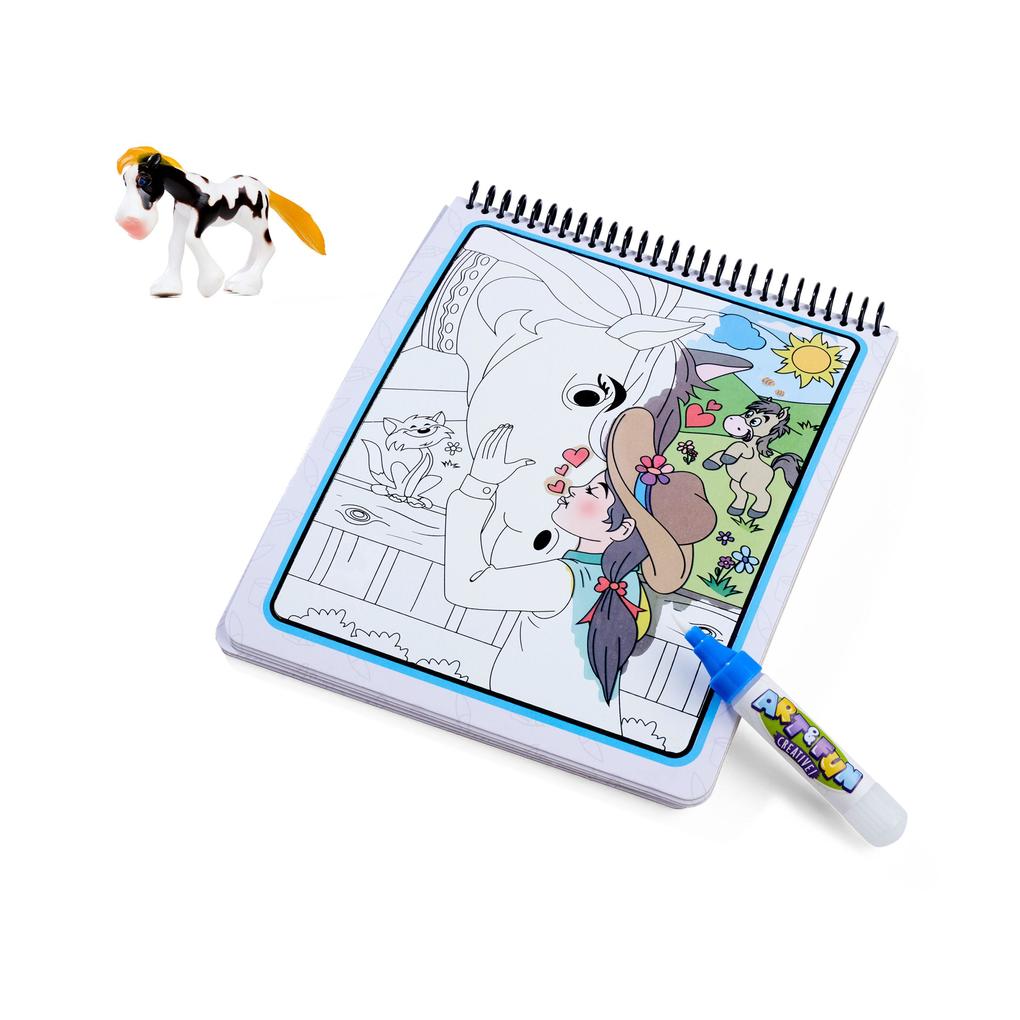 Weitere Ansicht: A&F Water Pen Pferde Malbuch