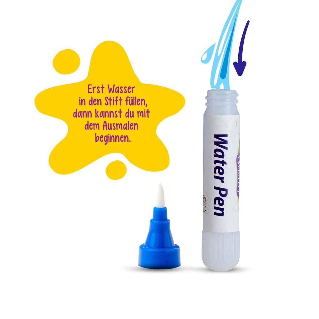 Weitere Ansicht: A&F Water Pen Pferde Malbuch