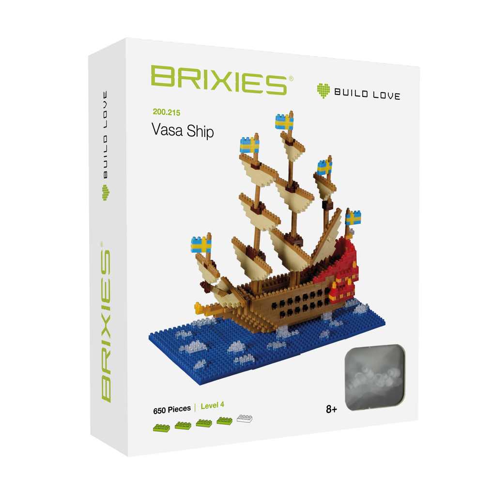 Weitere Ansicht: Brixies - Vasa Schiff Level 4