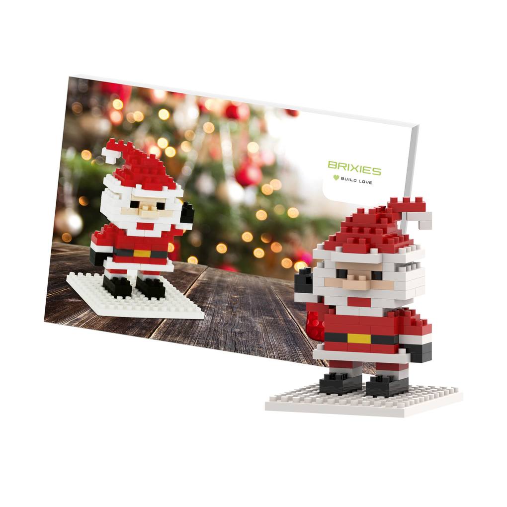 Weitere Ansicht: Brixies - Karte Weihnachtsmann